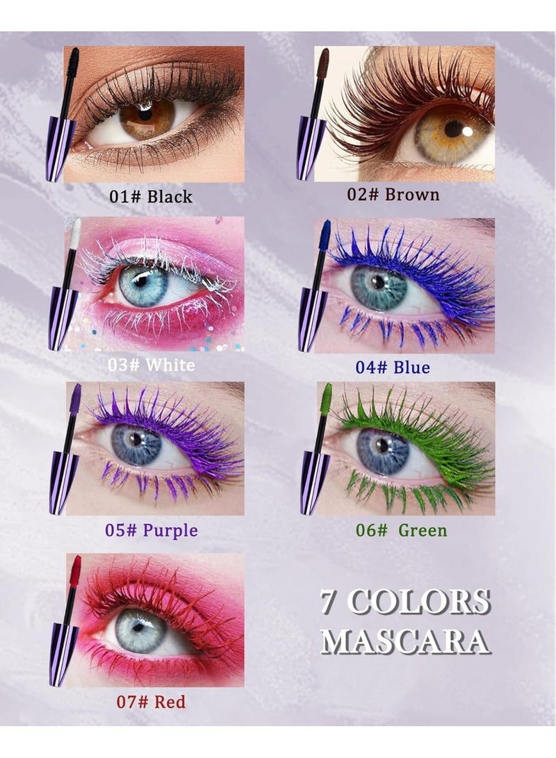 Lestpola 5D Waterproof Mascara Black with Eyelash Brush, Long Lasting Smudge-proof Mascara for Eyelashes, Volumizing Lengthening Curling Eye Lashes,Telescopic Thick Mascaras,Cosplay Halloween Stage Eye Makeup - Image 3